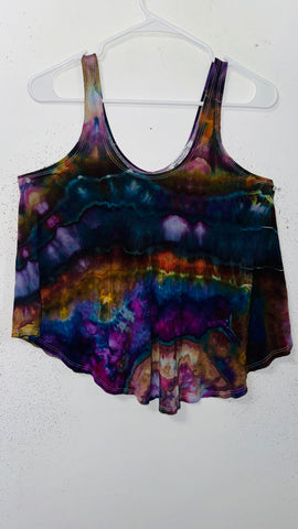 Small in the flow tank top (could fit medium too)