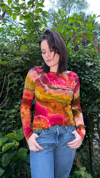 Large Ribbed Boatneck top