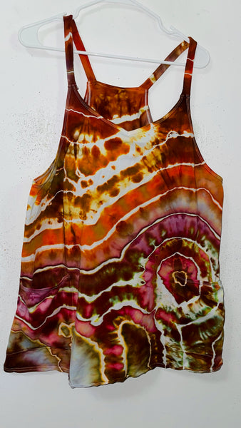 XL Play Date Dress with pockets and built in romper