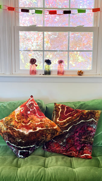 Silk Blended Velvet Pillow 18x18
