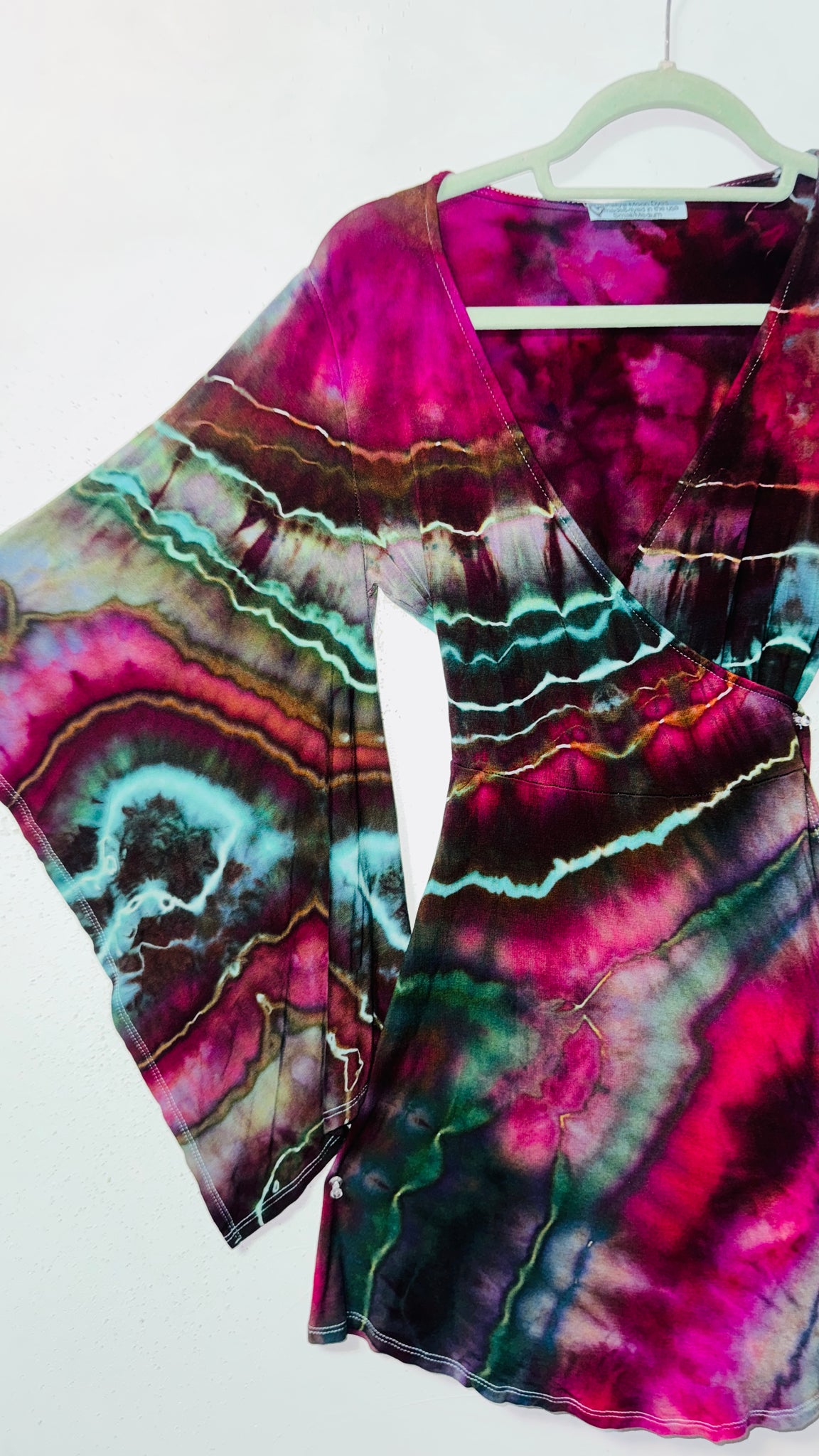 31" Small/Medium ( could fit large) High Vibration Wrap MINI Dress