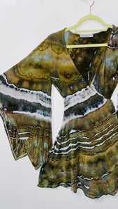 31" Small/Medium ( could fit large) High Vibration Wrap MINI Dress