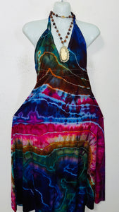 One Size fits up to 1XL Halter dress