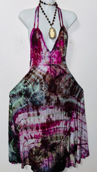 One Size fits up to 1XL Halter dress