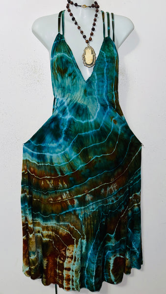 One Size fits up to 1XL Halter dress