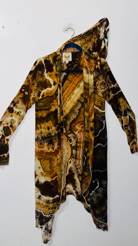 Small/Medium (would fit large) goddess Robe with hood & POCKETS