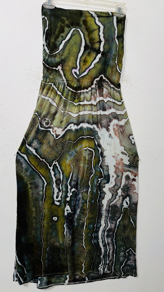 Medium Earth Mother Strapless Tube Pocket Dress