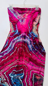 LARGE Earth Mother Strapless Tube Pocket Dress