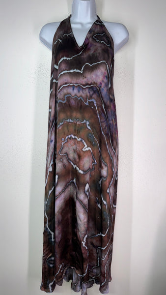 Large Silky Moonstone Halter Dress