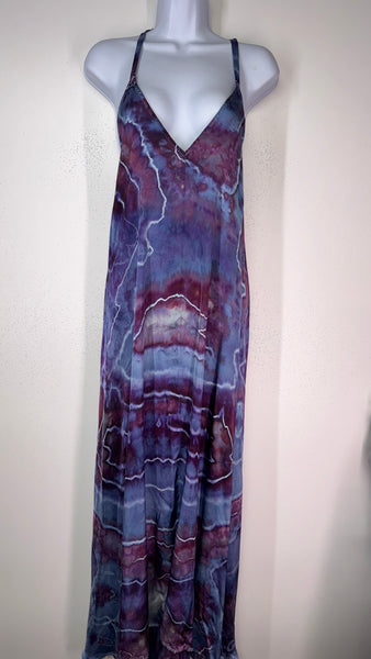 Large Silky Moonstone Halter Dress