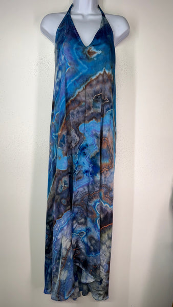 XL Silky Moonstone Halter Dress
