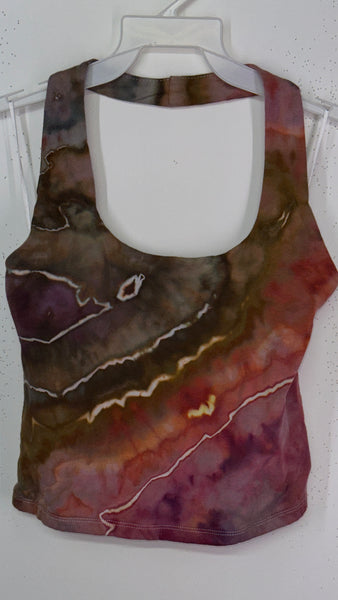 Large halter crop top