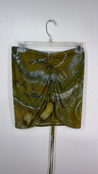 medium cinched mini skirt (runs a little small)