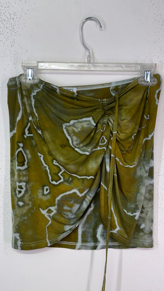 marked XL cinched mini skirt (fits like a large)