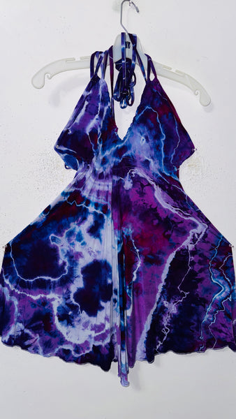 One Size fits up to 1XL Halter Mini dress