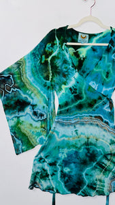 Large/XL ( could fit 2xl) High Vibration Wrap conservative MINI Dress 36"