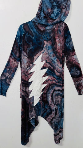 bolt 2XL/3XL  (would fit 4XL) Robe with hood & POCKETS collab with the good witch