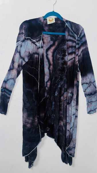 Small/Medium (would fit large) goddess Robe with hood & POCKETS