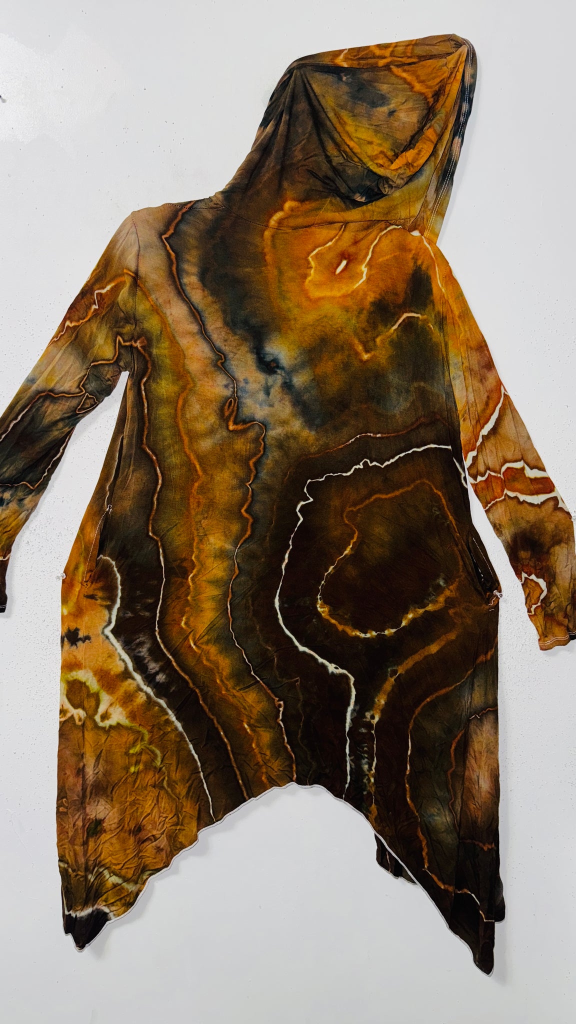Small/Medium (would fit large) goddess Robe with hood & POCKETS