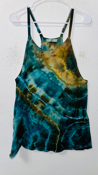 Small Play Date Dress with pockets and built in romper