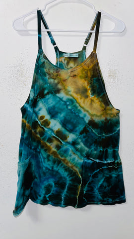 Small Play Date Dress with pockets and built in romper