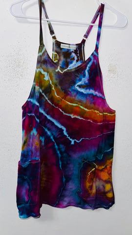 Medium Play Date Dress with pockets and built in romper