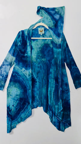 Large/XL  (would fit XL) goddess Robe with hood & POCKETS