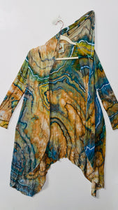 Large/XL  (would fit XL) goddess Robe with hood & POCKETS