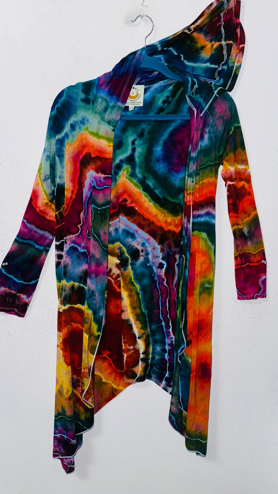 Small/Medium (would fit large) goddess Robe with hood & POCKETS