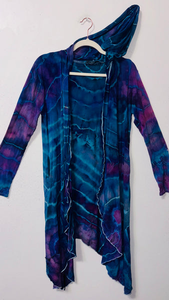 Small/Medium (would fit large) goddess Robe with hood & POCKETS