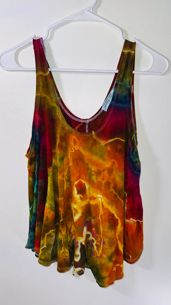 XL in the flow tank top (could fit 1xl too)