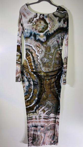 Large Vortex Backless Maxi