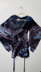 34" 2xl/3xl High Vibration wrap MINI dress (could fit 4xl) discounted, please read