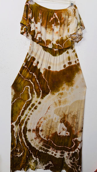 Large Grace Off shoulder Maxi Dress