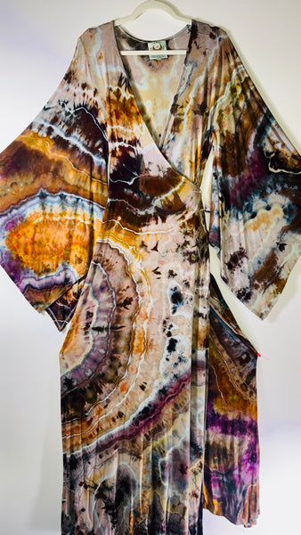 2xl/3xl High Vibration wrap dress (could fit 4xl) (60")