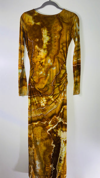 Small Vortex Backless Maxi