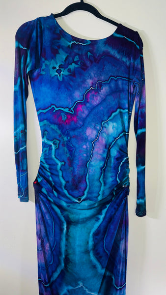 Small Vortex Backless Maxi