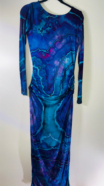 Small Vortex Backless Maxi