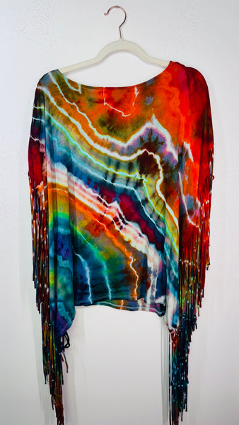 Small (but fits up to 3x) Janis Fringe Tunic