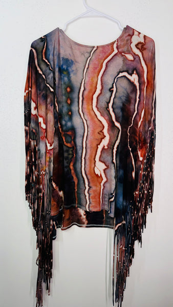 Large (but fits up to 4x) Janis Fringe Tunic