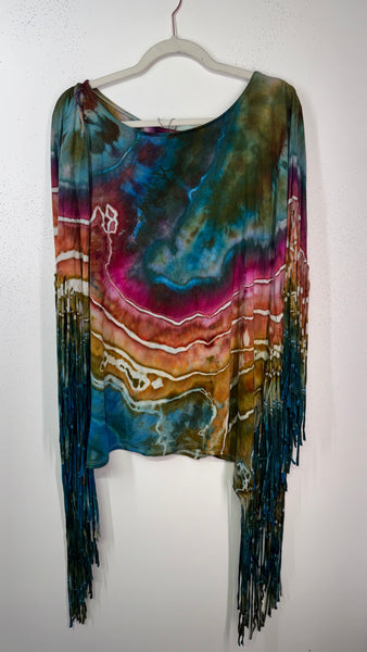 XL (but fits up to 5x) Janis Fringe Tunic