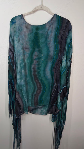 XL (but fits up to 5x) Janis Fringe Tunic
