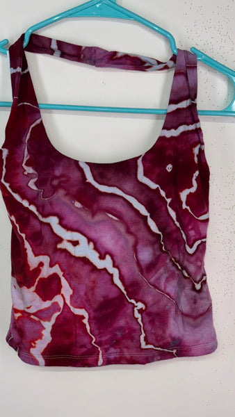 Large halter crop top