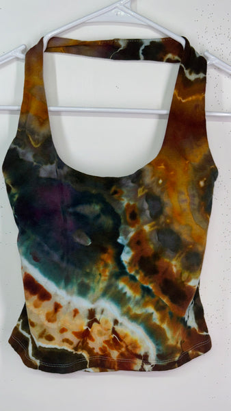 Large halter crop top
