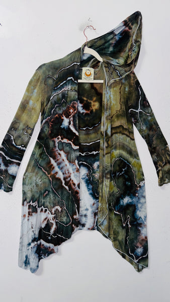Small/Medium (would fit large) goddess Robe with hood & POCKETS