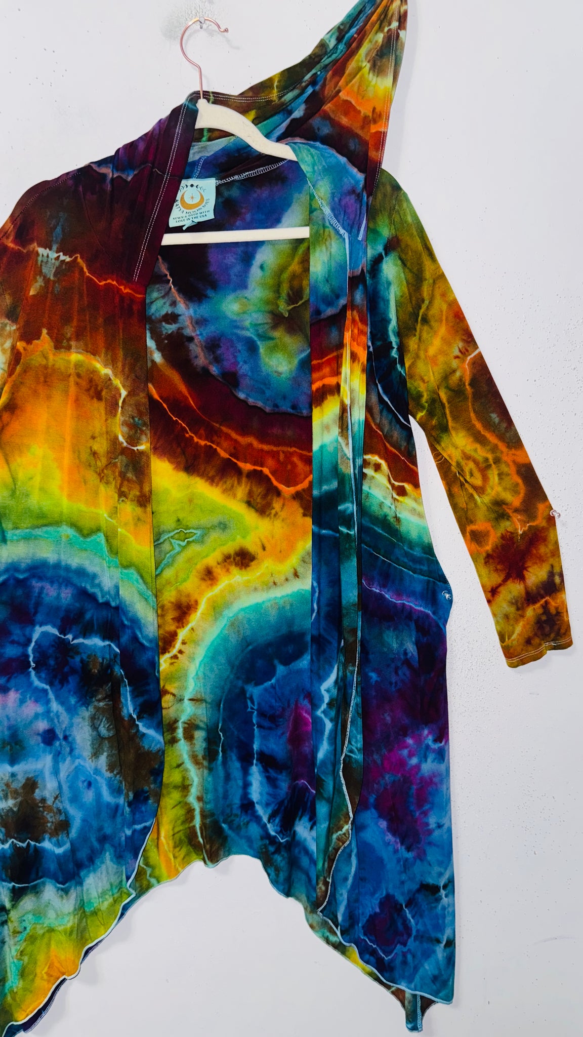 Large/XL  (would fit XL) goddess Robe with hood & POCKETS