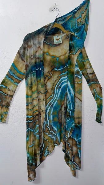 Small/Medium (would fit large) goddess Robe with hood & POCKETS