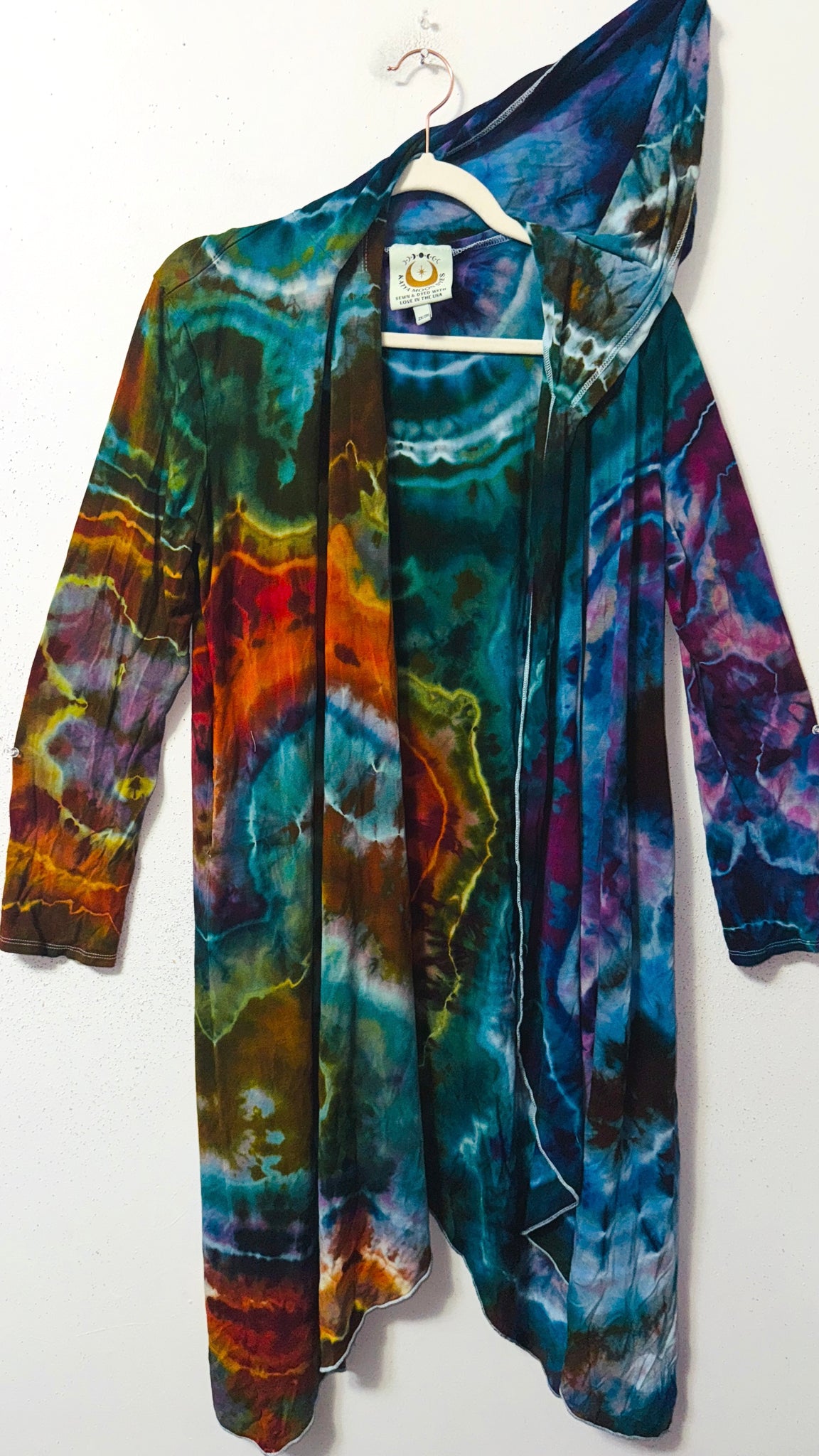 2XL/3XL  (would fit 4XL) Goddess Robe with hood & POCKETS