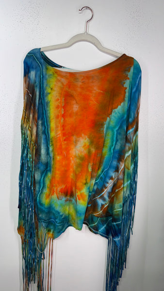 Small (but fits up to 3x) Janis Fringe Tunic