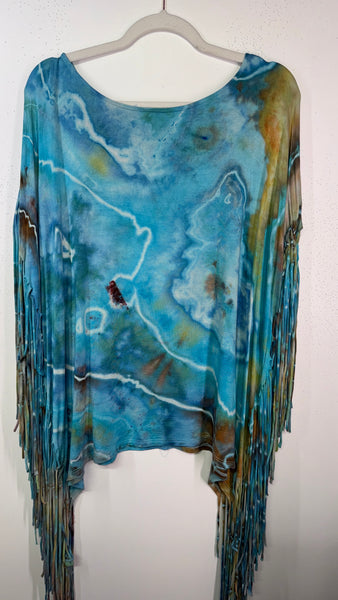 Large (but fits up to 4x) Janis Fringe Tunic